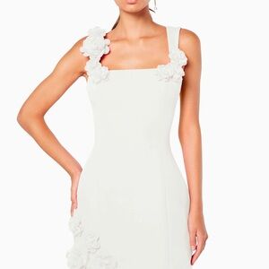 Elliatt Trompe White Floral Dress